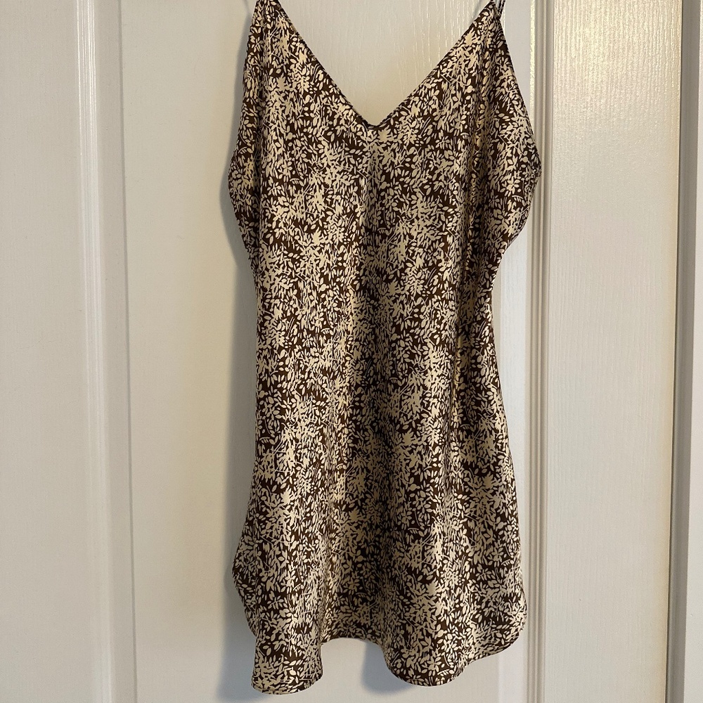 Nili Lotan Isabela Cami Top in Fall Leaf Print